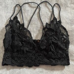 Black Free People Bralette. Sz Med